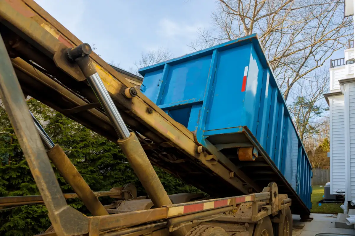 Towing Service securing vehicle before transport